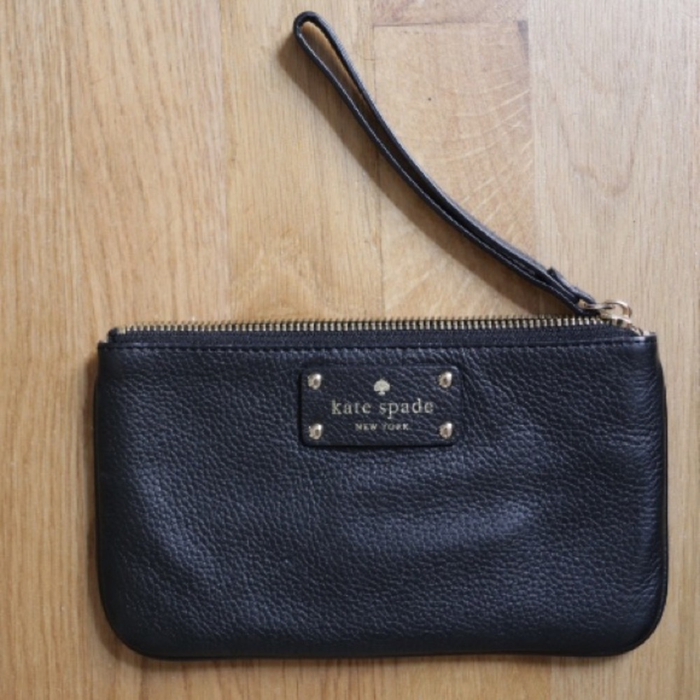 Kate Spade Black Wristlet