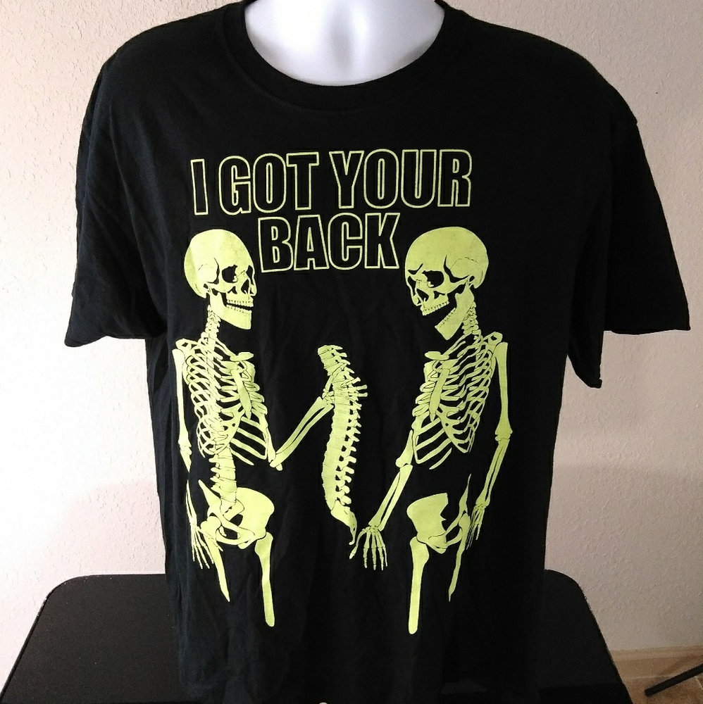 Men's Skeleton Shirt XL - Picture 2 of 3