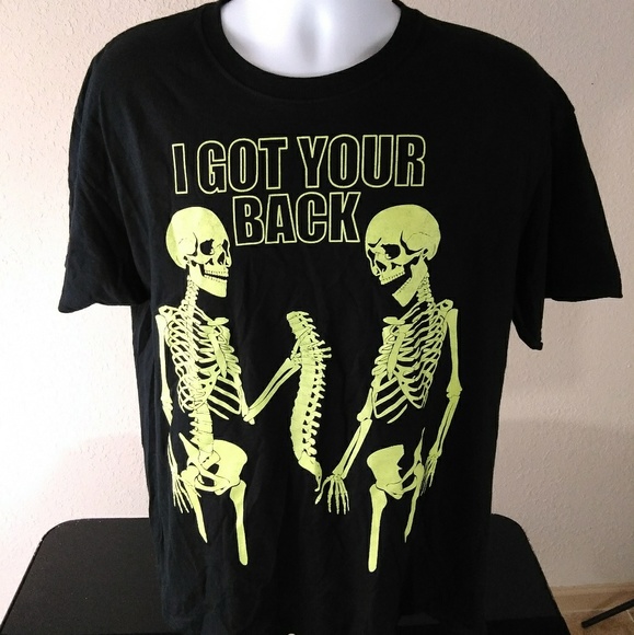 Men's Skeleton Shirt XL - Picture 2 of 3