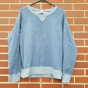 J. Crew Blue Crewneck Sweatshirt
