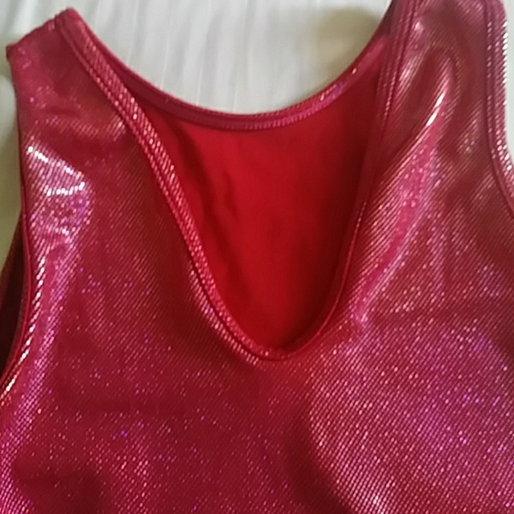 Red leotard - Picture 3 of 4