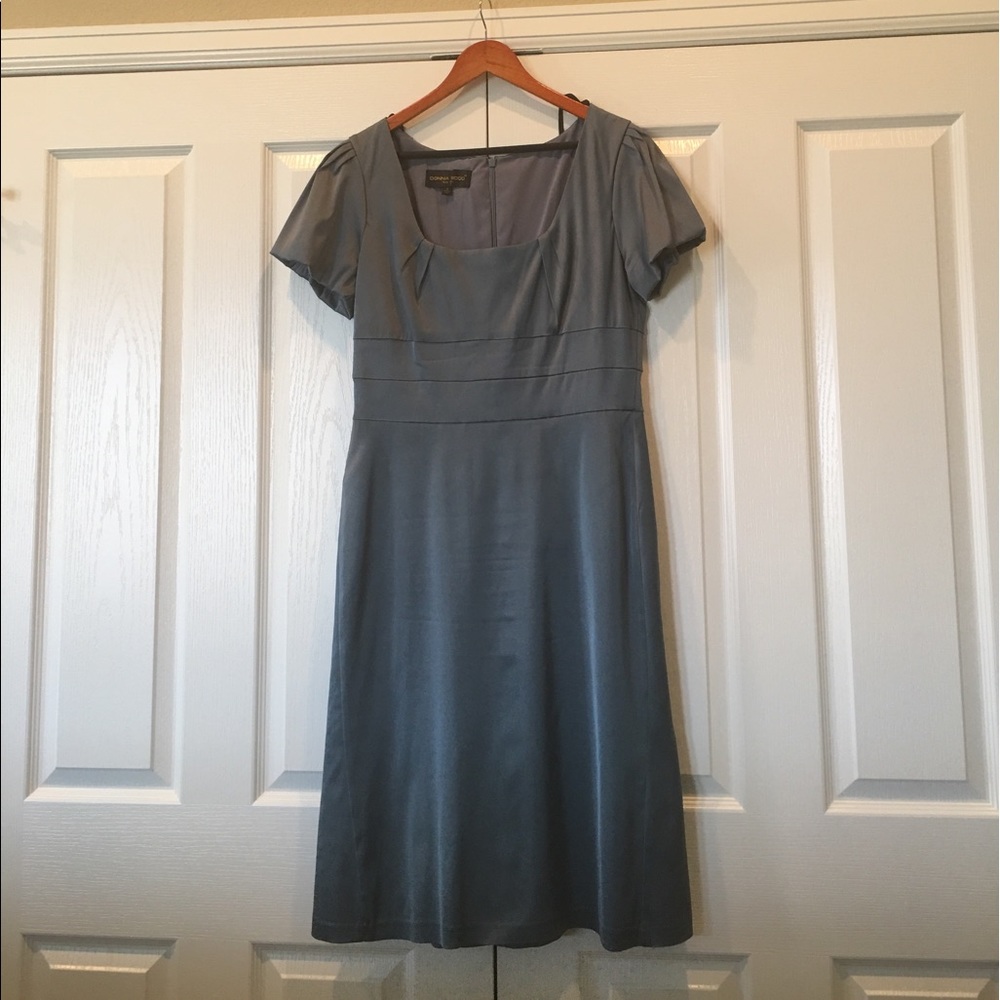 Beautiful slate blue Donna Ricco dress