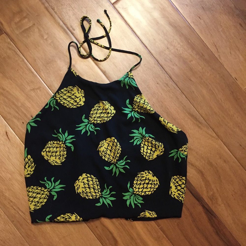 Pineapple crop top
