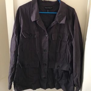 Plus Size Gray Jacket