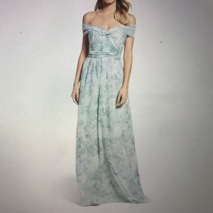 Jenny Yoo Nyla Floral Convertible Strapless Dress