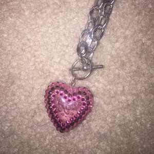 Tarina Tarantino heart toggle necklace