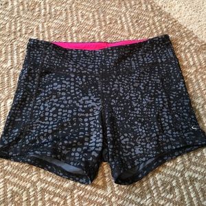 Spandex athletic shorts