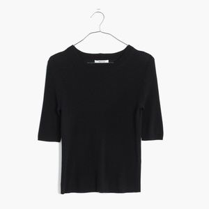 madewell ribbed sweater top