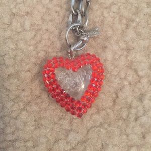 Tarina Tarantino heart toggle necklace