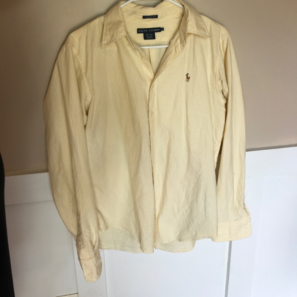 Women's polo button down shirt