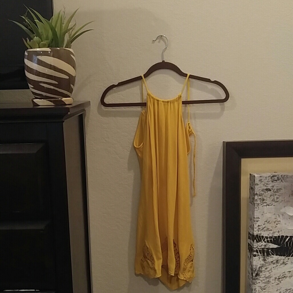 Yellow sun dress