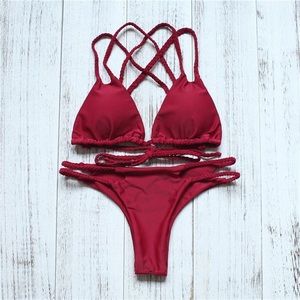 Super cute red bikini