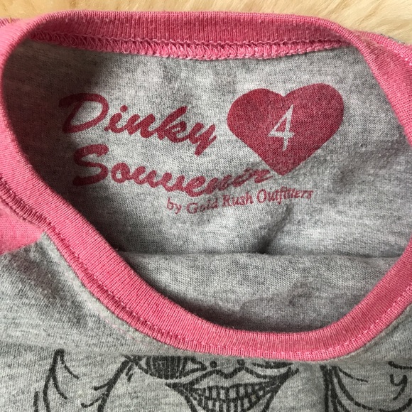 Vintaged Baseball Tee Girls - Picture 3 of 5