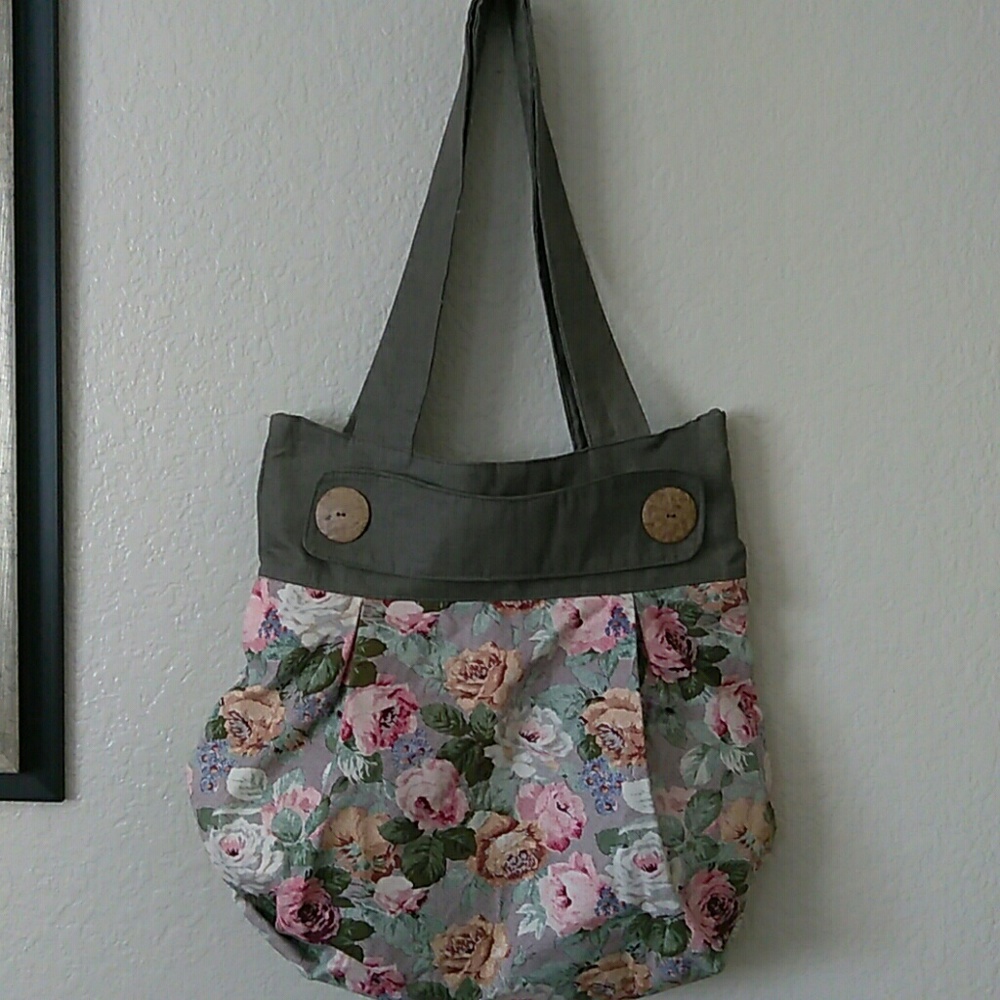 🆕FOR FREEDOM FLORAL TOTE
