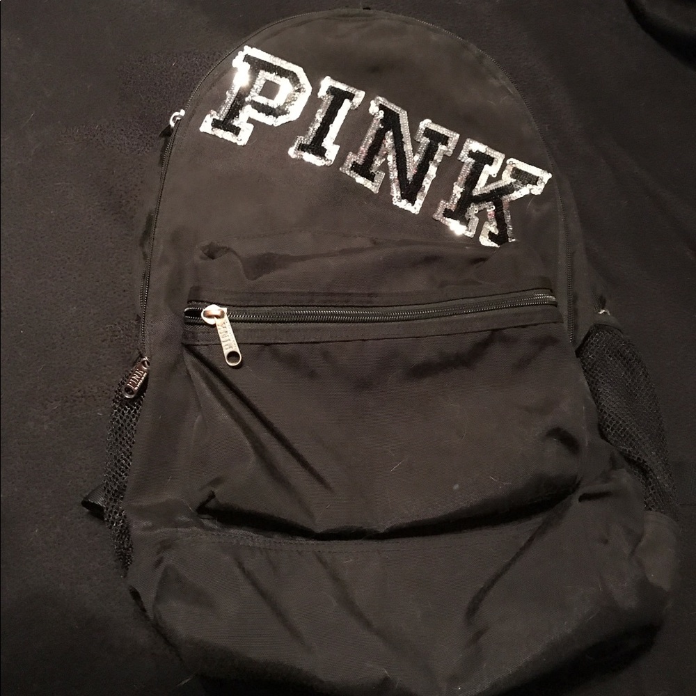 Pink backpack