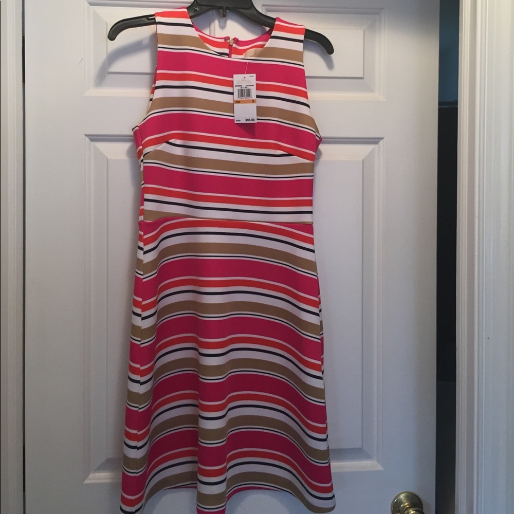 Michael Michael Kors Madison striped dress