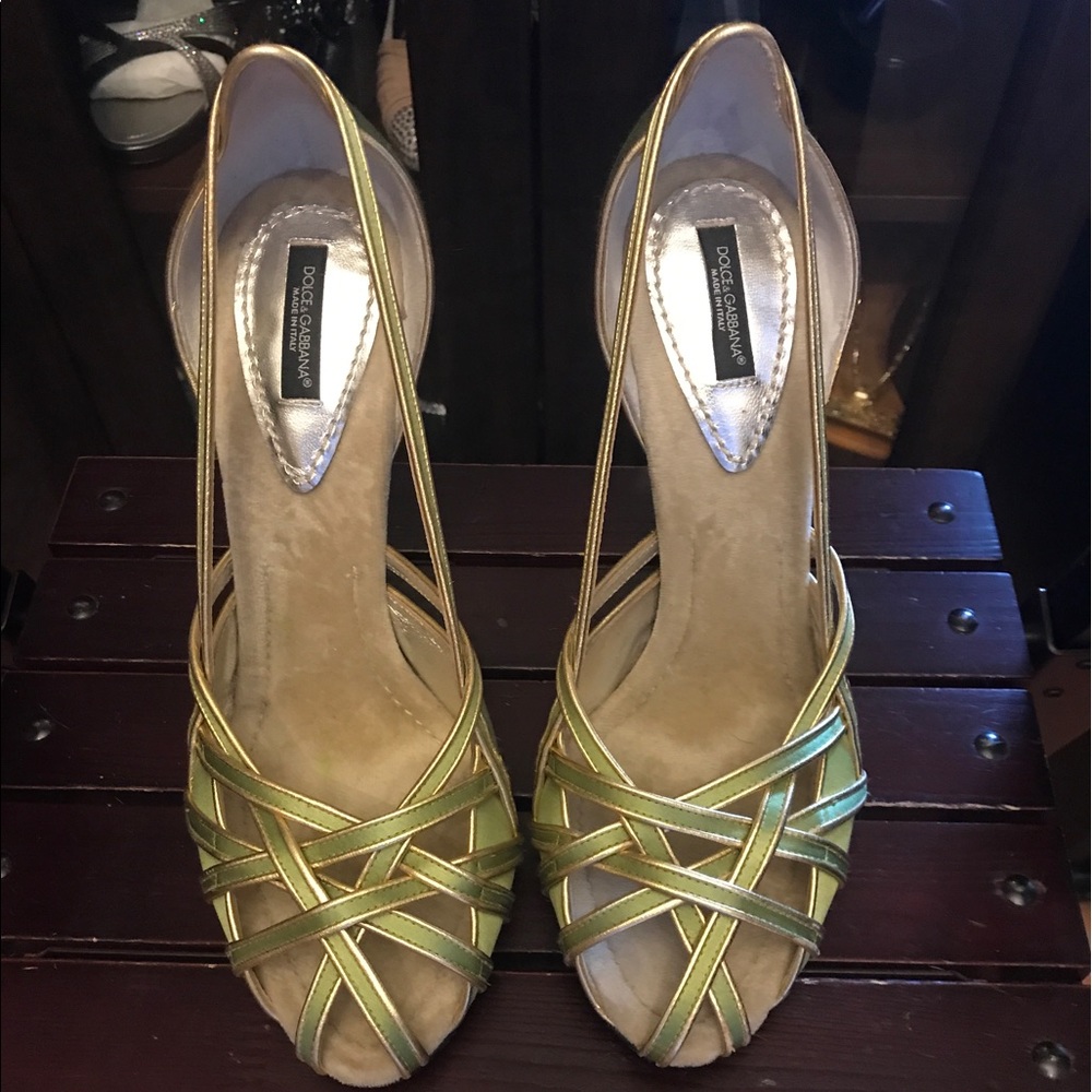 Dolce & Gabbana Green Shoes