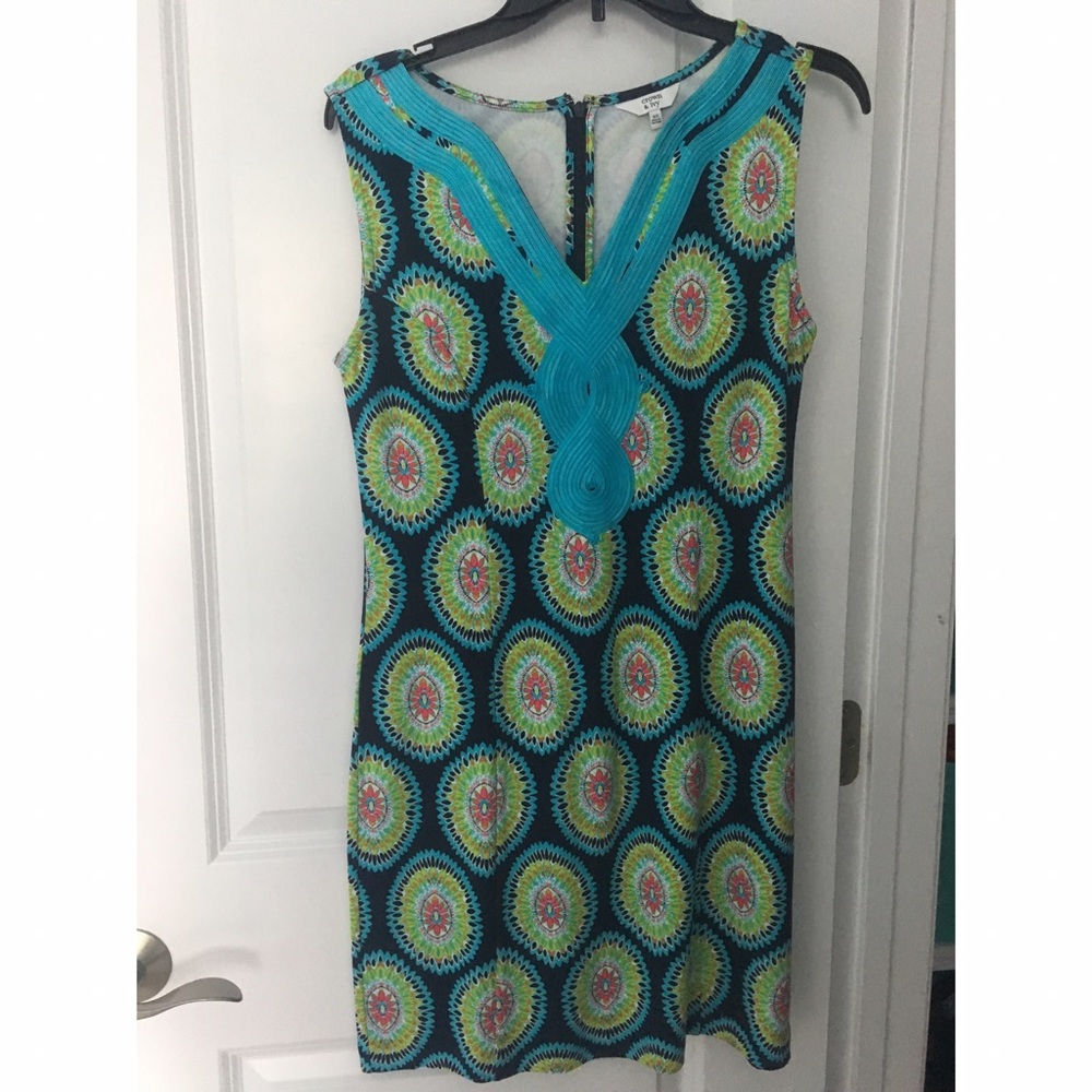 Lilly Pulitzer Style Printed Dress