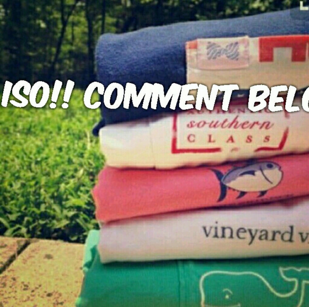 ISO!! PREPPY SHIRTS/ COMFORT COLOR T-SHIRTS