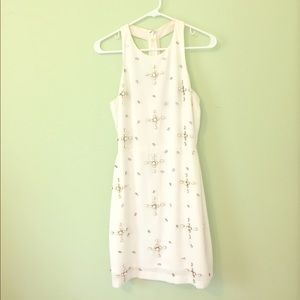 White Embellished Fable Party Dress