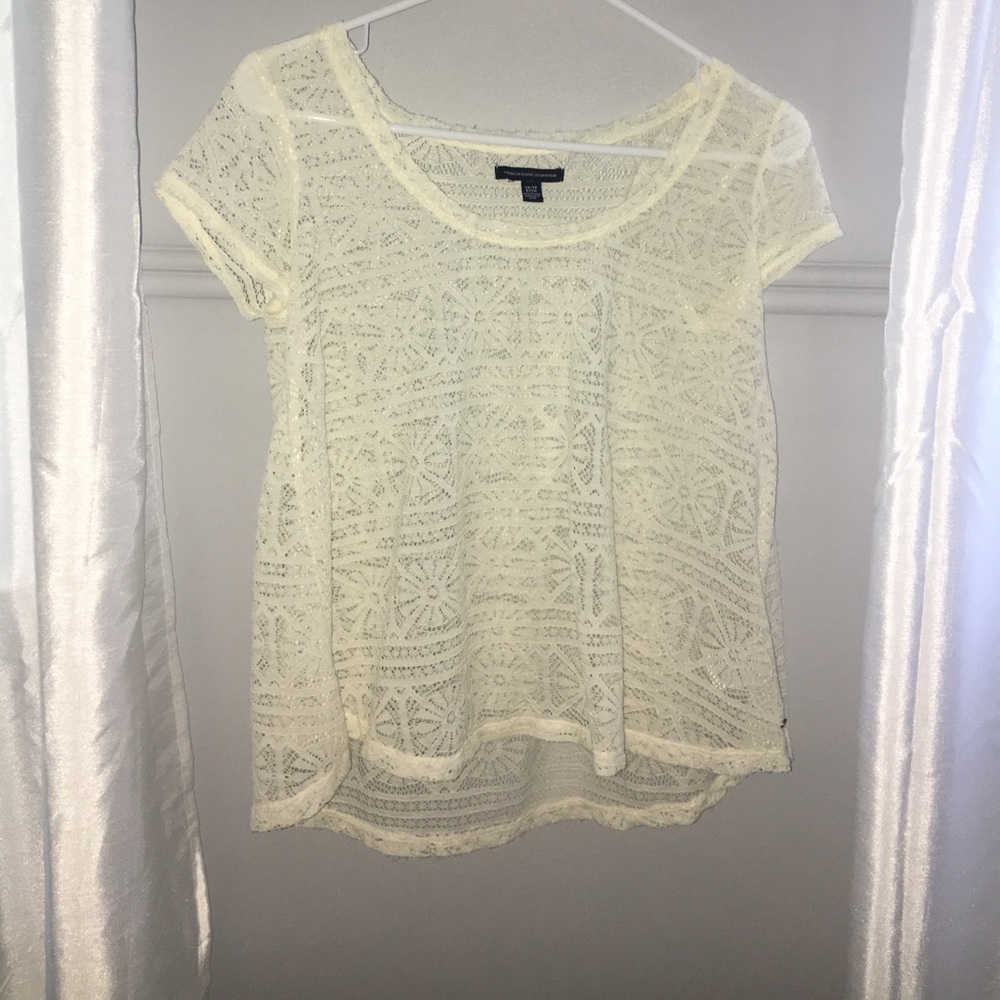 American Eagle flowy shirt