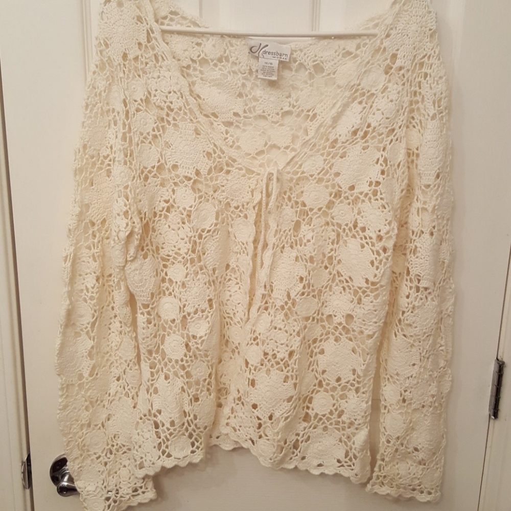 Dress Barn Crochet Topper