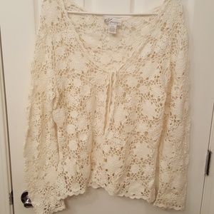 Dress Barn Crochet Topper