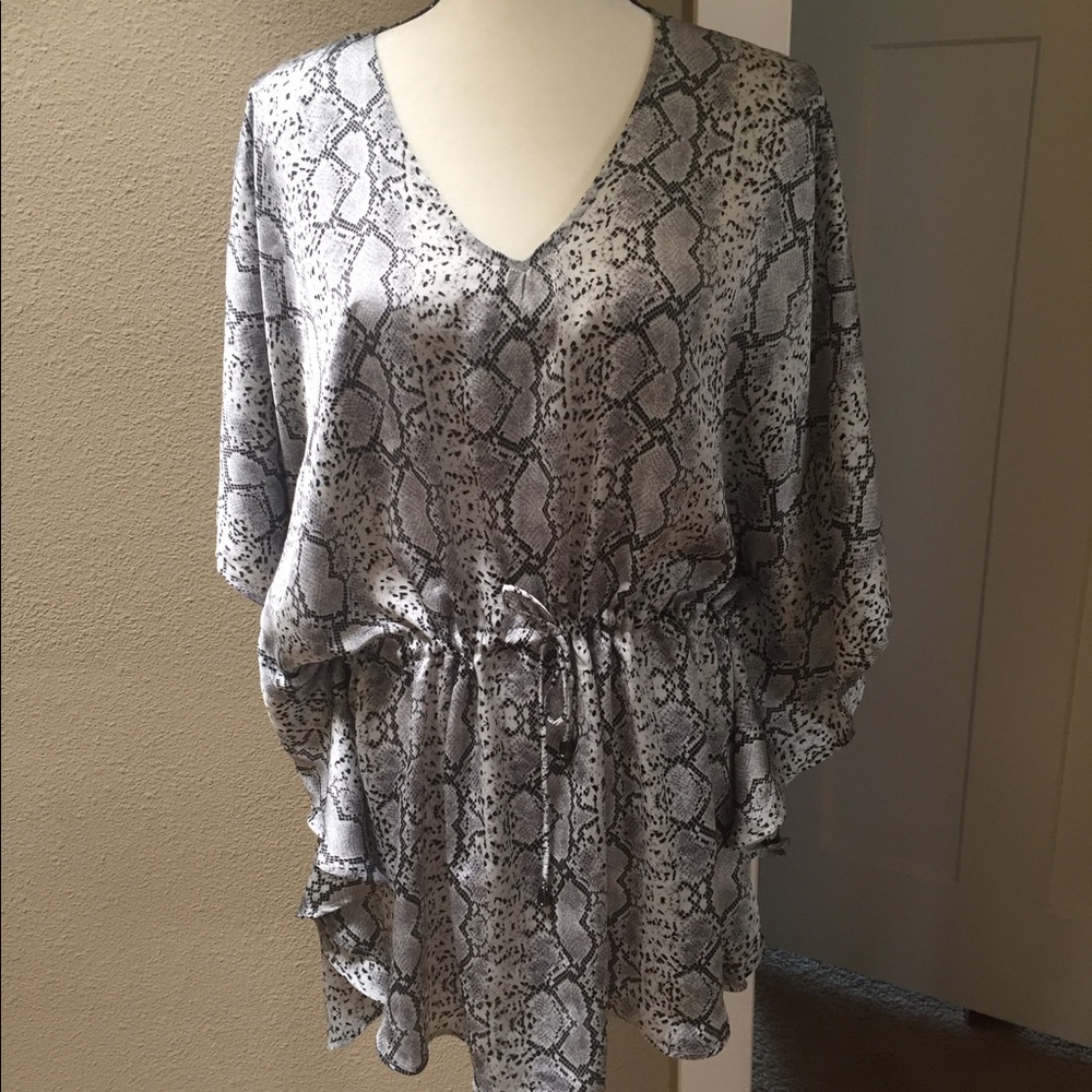 Silky coverup or mini dress