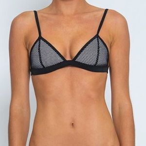 Mesh Triangl Top in size small