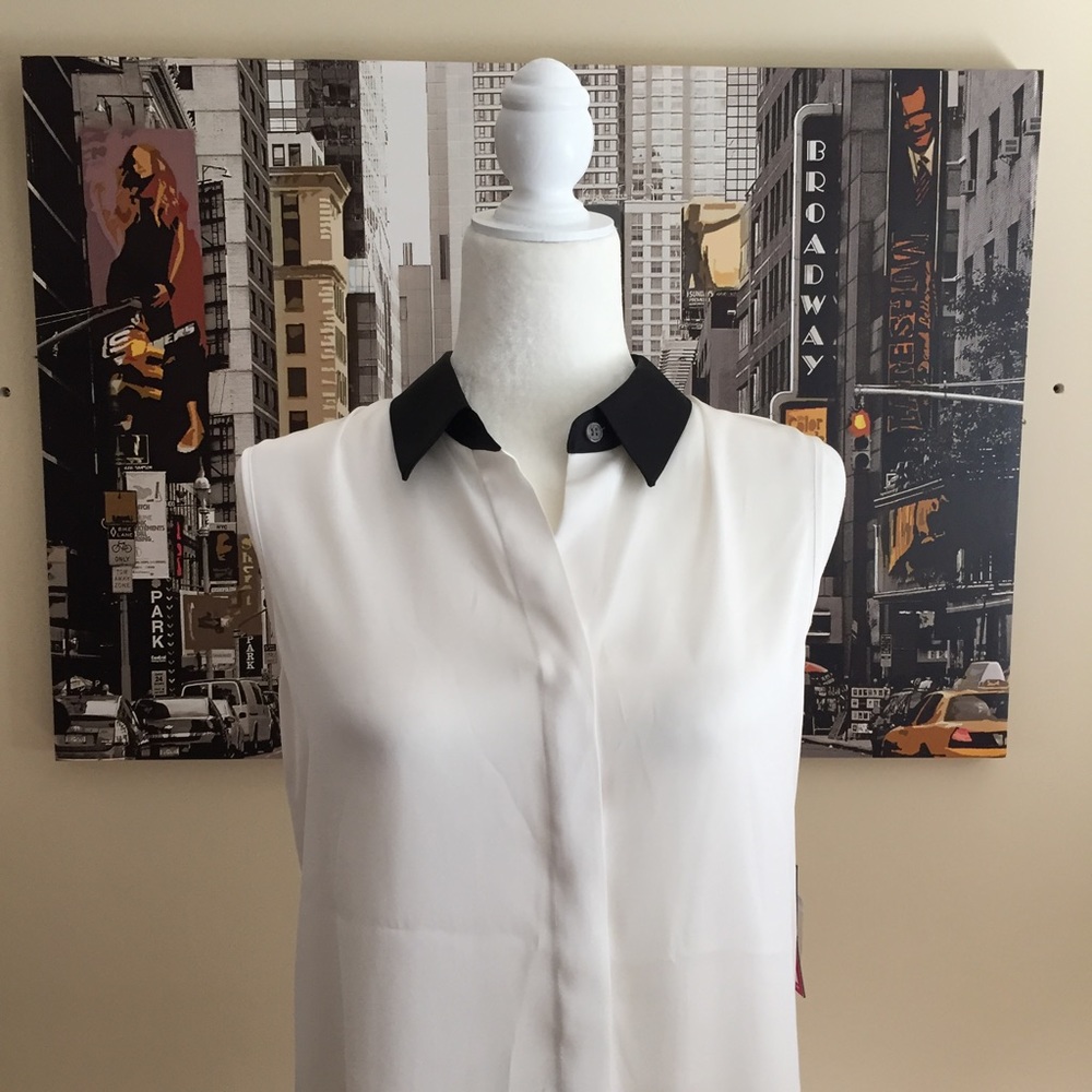 Vince Camuto Polo Tank Top