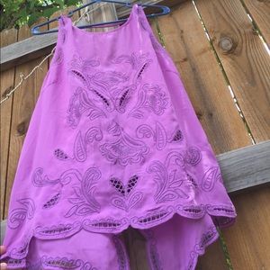 Beautiful lavender backless top! Never worn!