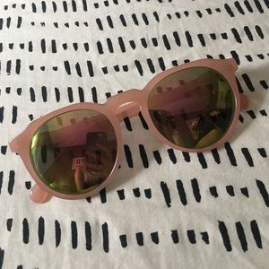 Pink Round Sunglasses