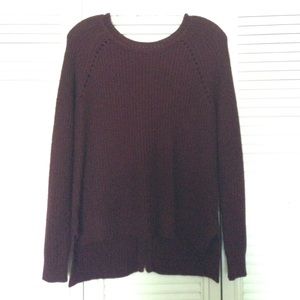 Knit sweatshirt