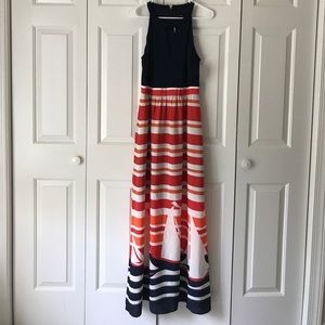 NWT Kenzie sailboat maxi dress size 12