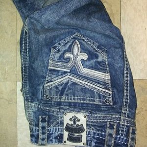 Rock and revival mens jeans