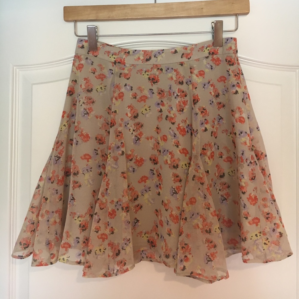 BCBG Floral Skirt