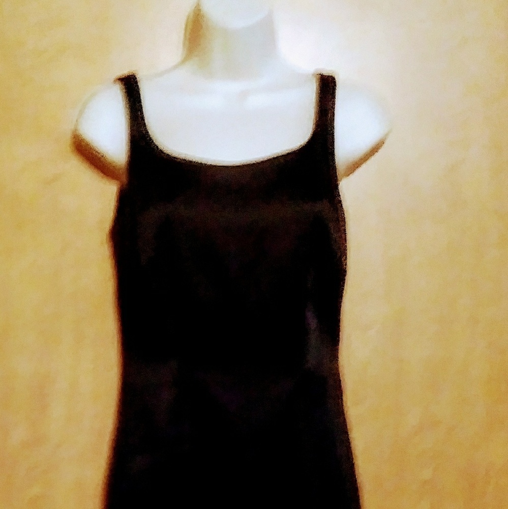 Black satin Mini