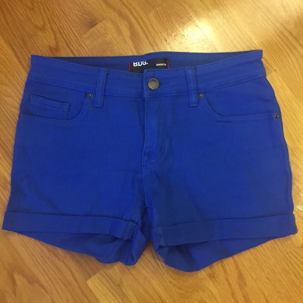 BDG from Urban Outfitters Blue "Shortie" Shorts
