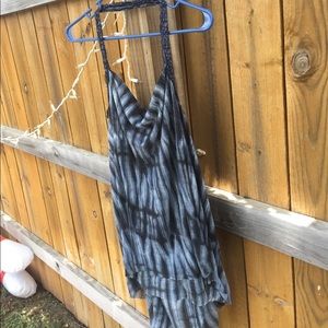 Backless Free People tie dye halter!