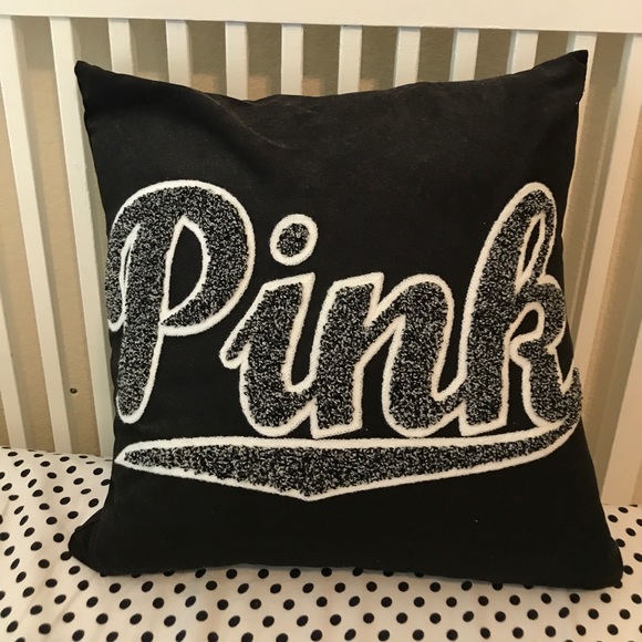 Pink Victoria S Secret Accessories Nwot Vs Pink Black Throw