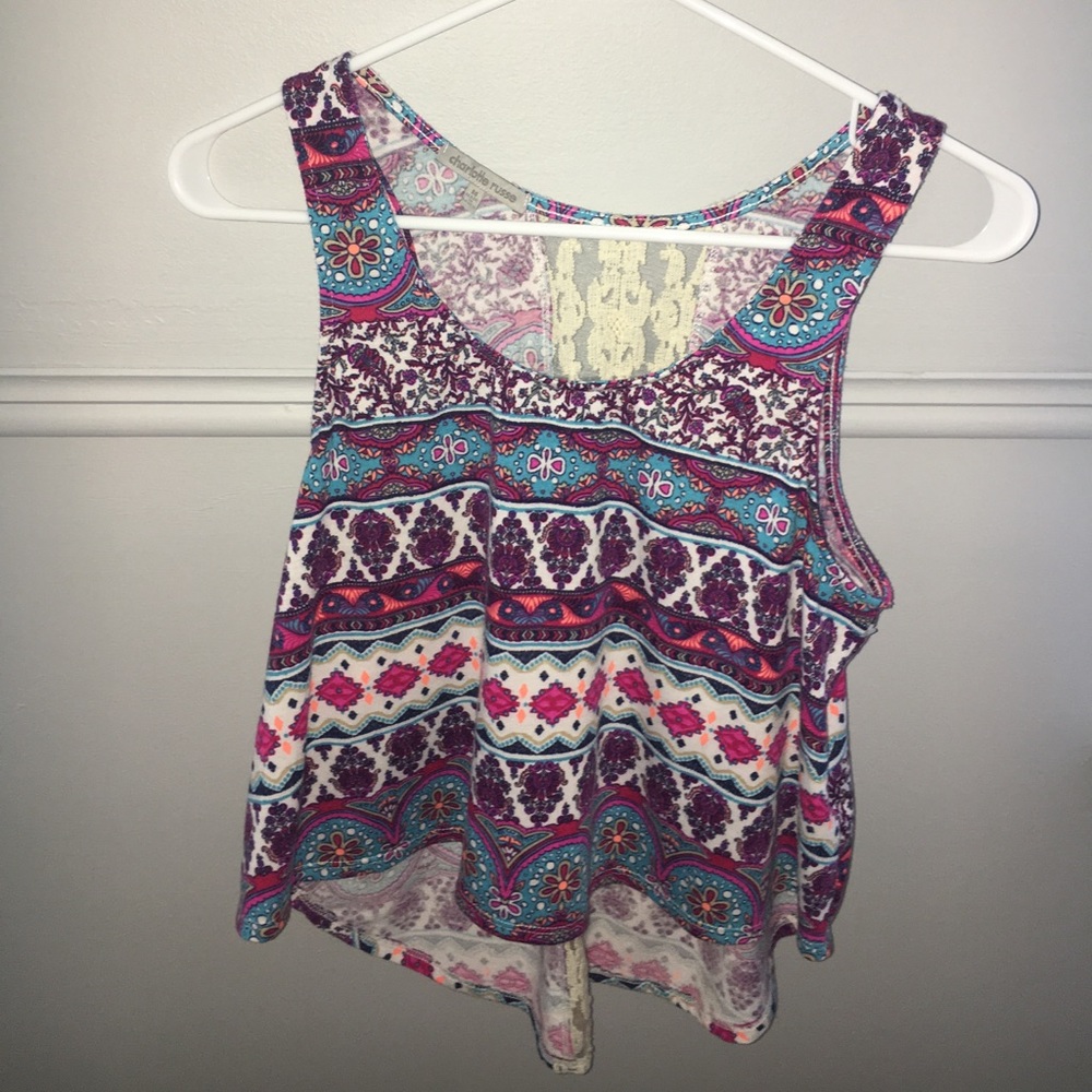 Floral tank top