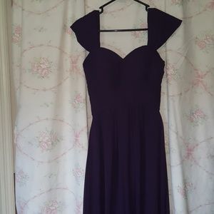 Plum evening gown - size 0