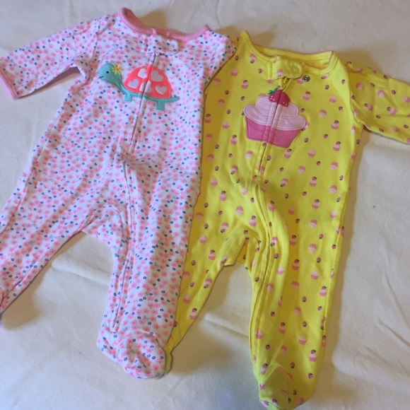 Other - Carter's Baby Girl Sleepers
