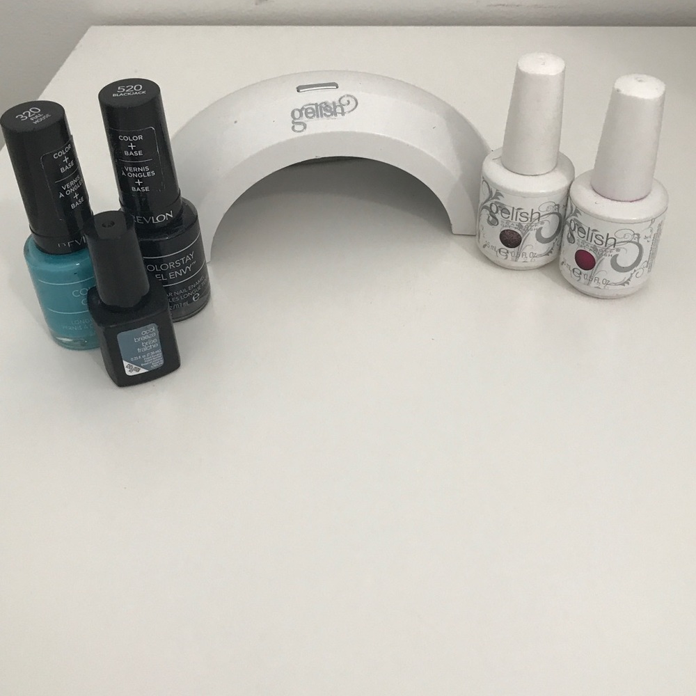 Girlish UV lamp+ 5 nail gel polish