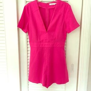 Hot Pink Romper