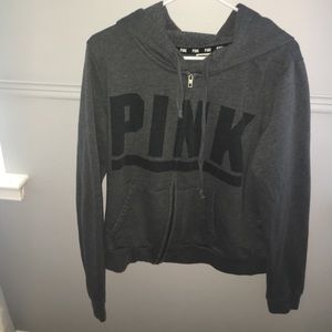 Grey PINK hoodie