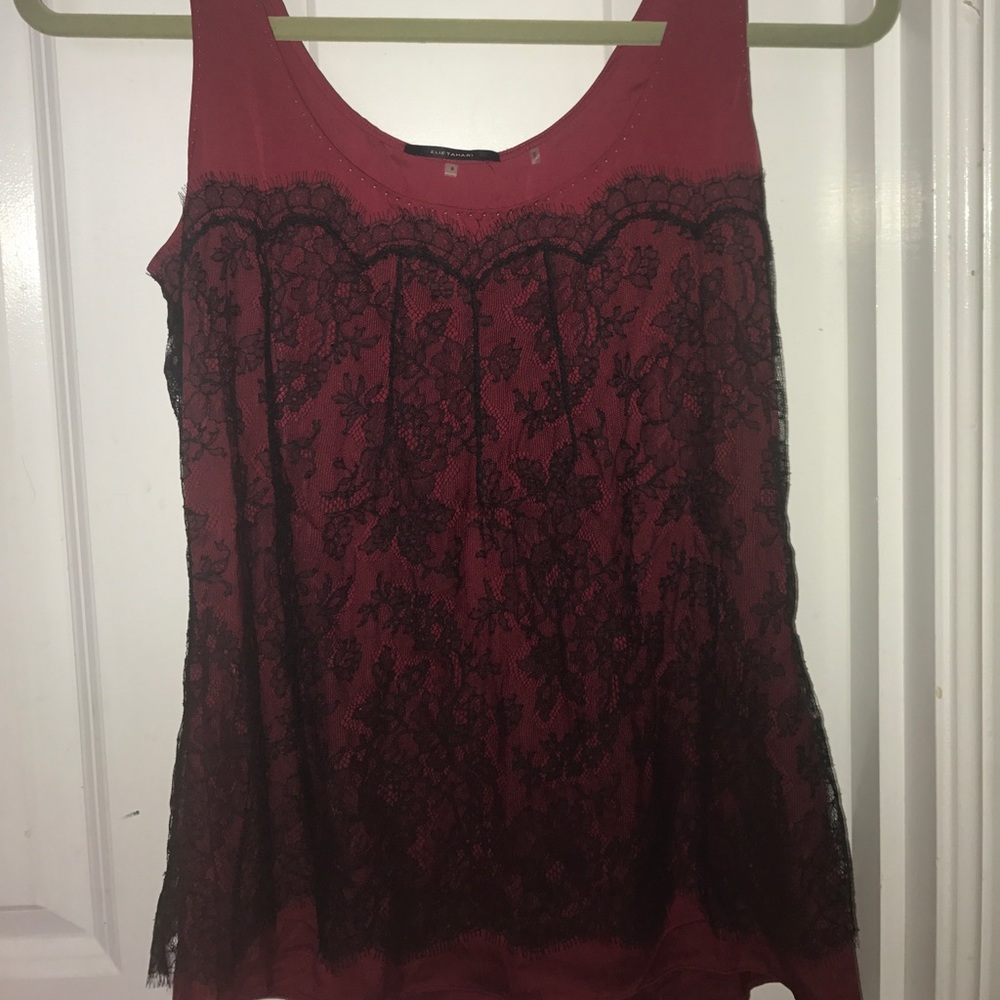 Lace tank top