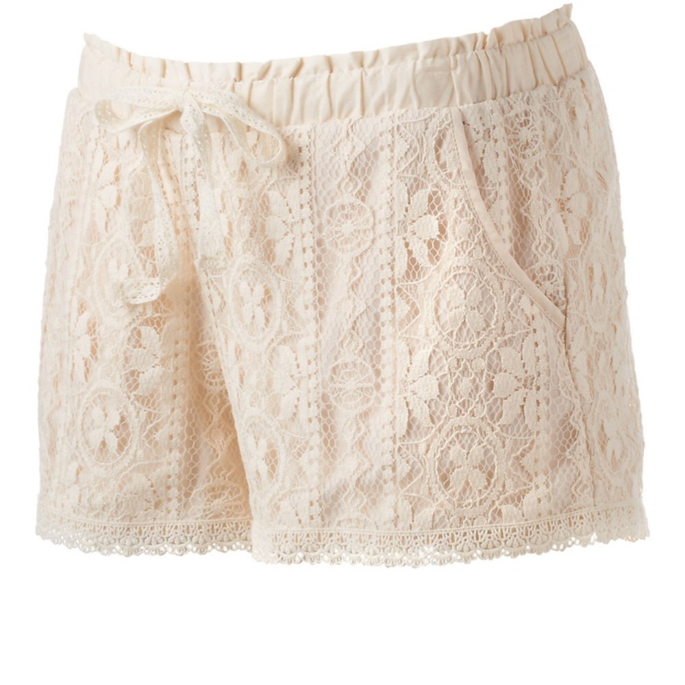 Rewind lace shorts