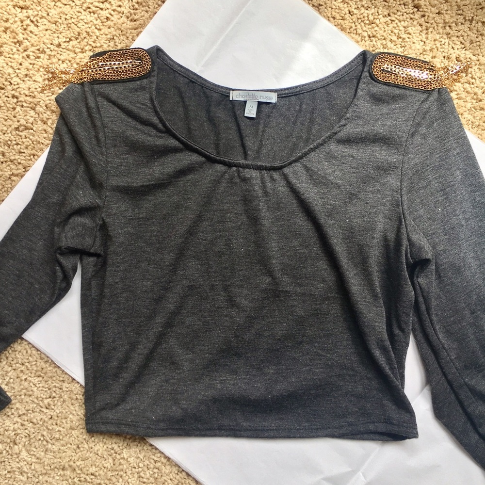 *MOVING SALE*BUY NOW* Long Sleeve Crop Top