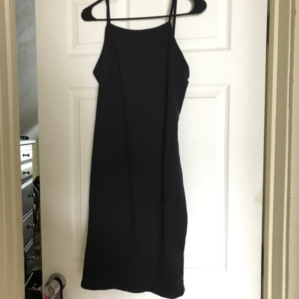 Black cami dress